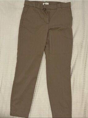 Slim Straight Khaki Dress Pants